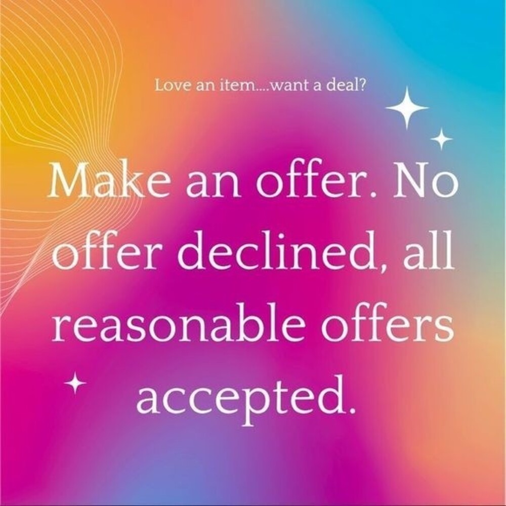 Like something..make an offer.